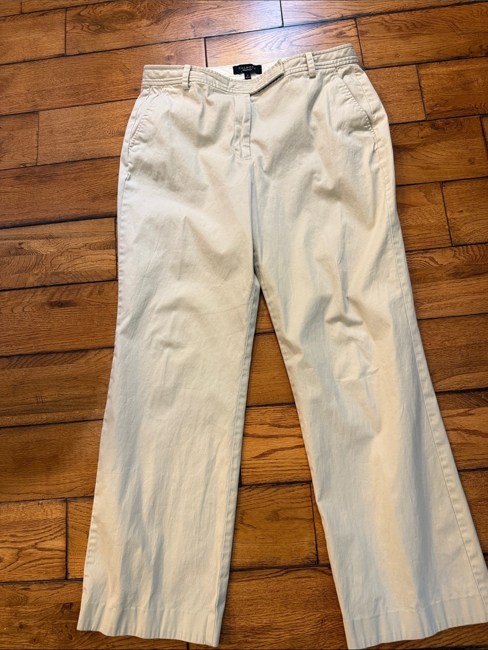 Talbots Cream Straight-Leg Women's Jeans